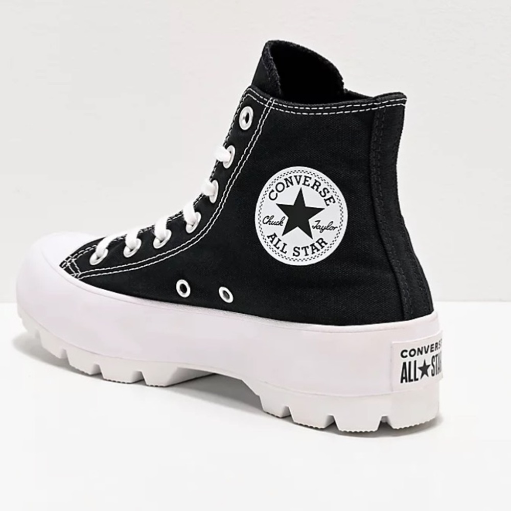 High top lugged converse